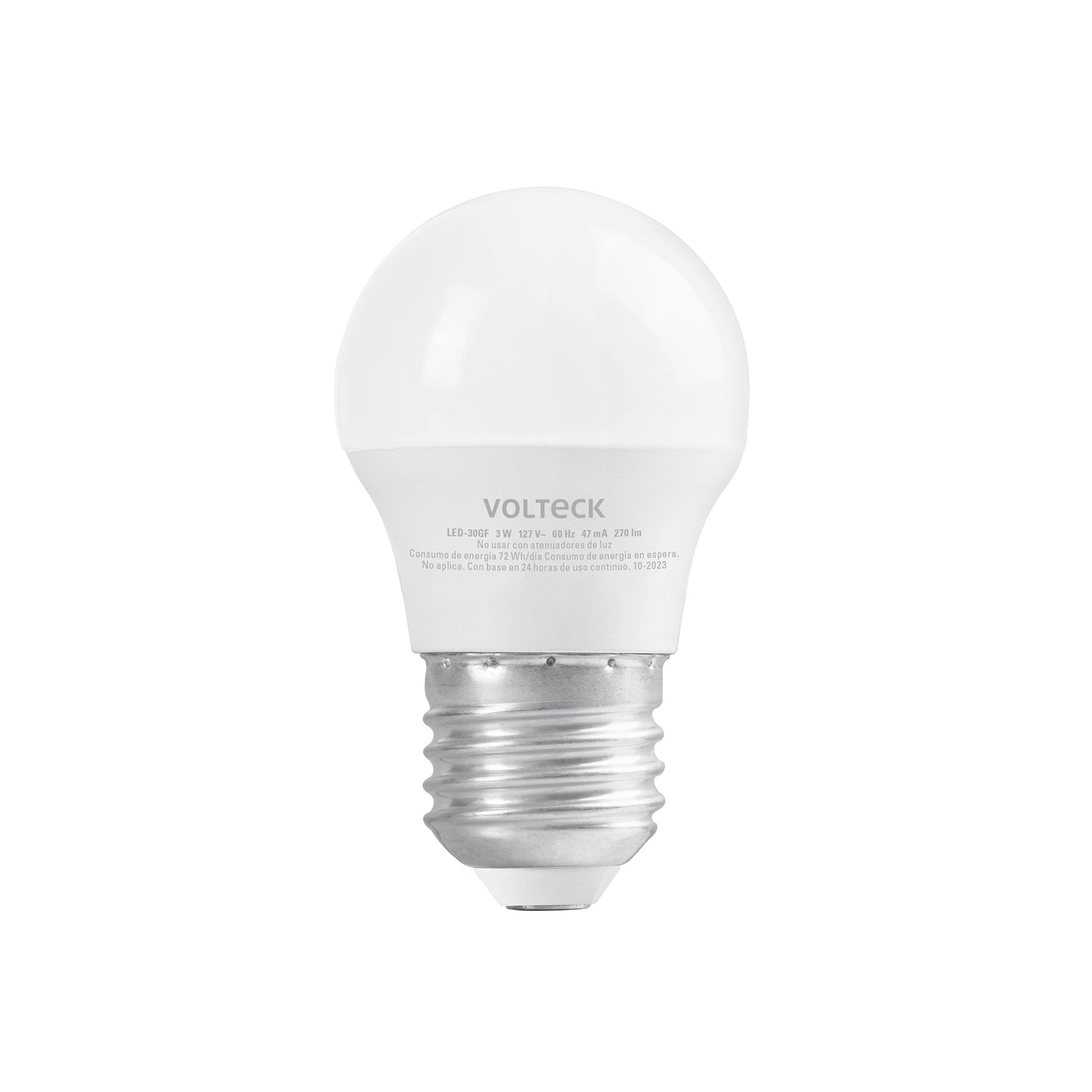 LED-30GF Foco LED 3W (25W) G45, 6500K blanca fría, 270 lm, blíster