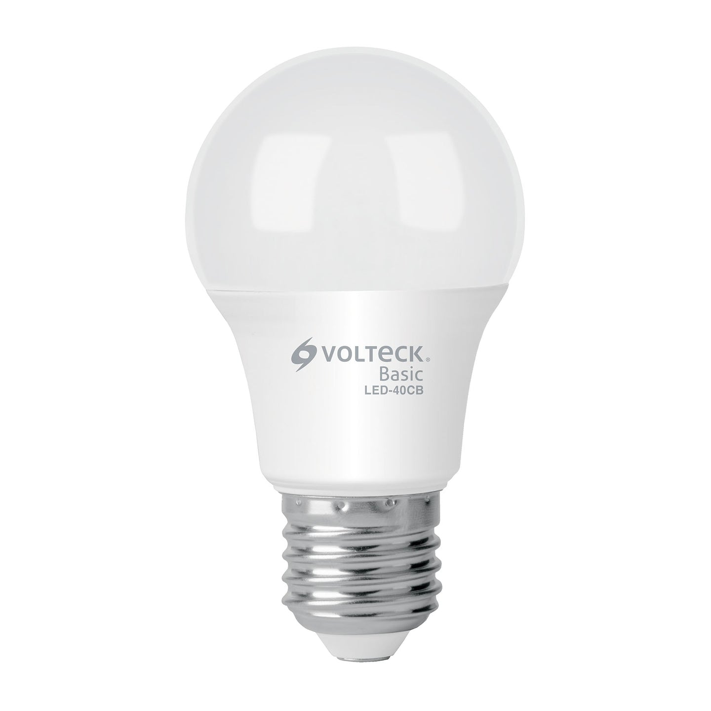 LED-40CB Foco LED 6W (40W) A19, 3000K blanca cálida, 570 lm, BASIC