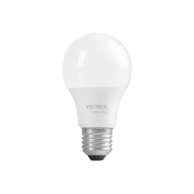 LED-40CC Foco LED 6W (40W) A19, 3000K blanca cálida, 440 lm, caja