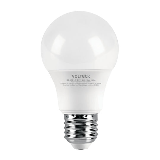 LED-40FC Foco LED 6W (40W) A19, 6500K blanca fría, 440 lm, caja