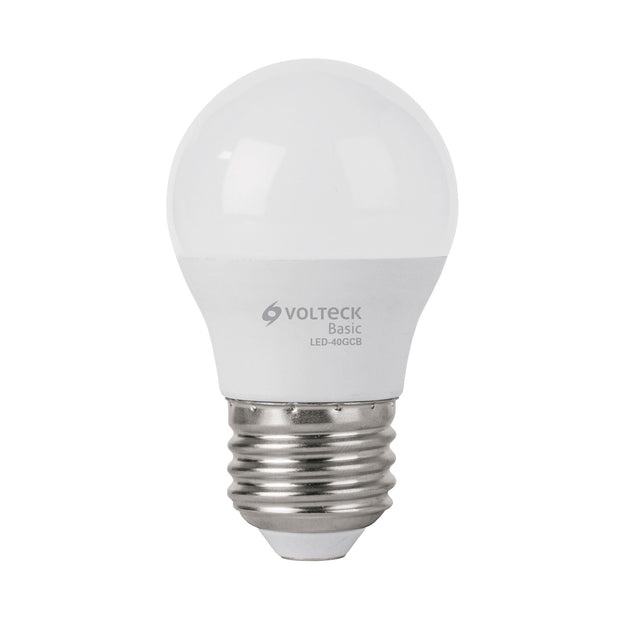 LED-40GCB Foco LED 5W (40W) G45, 3000K blanca cálida, 450 lm, BASIC