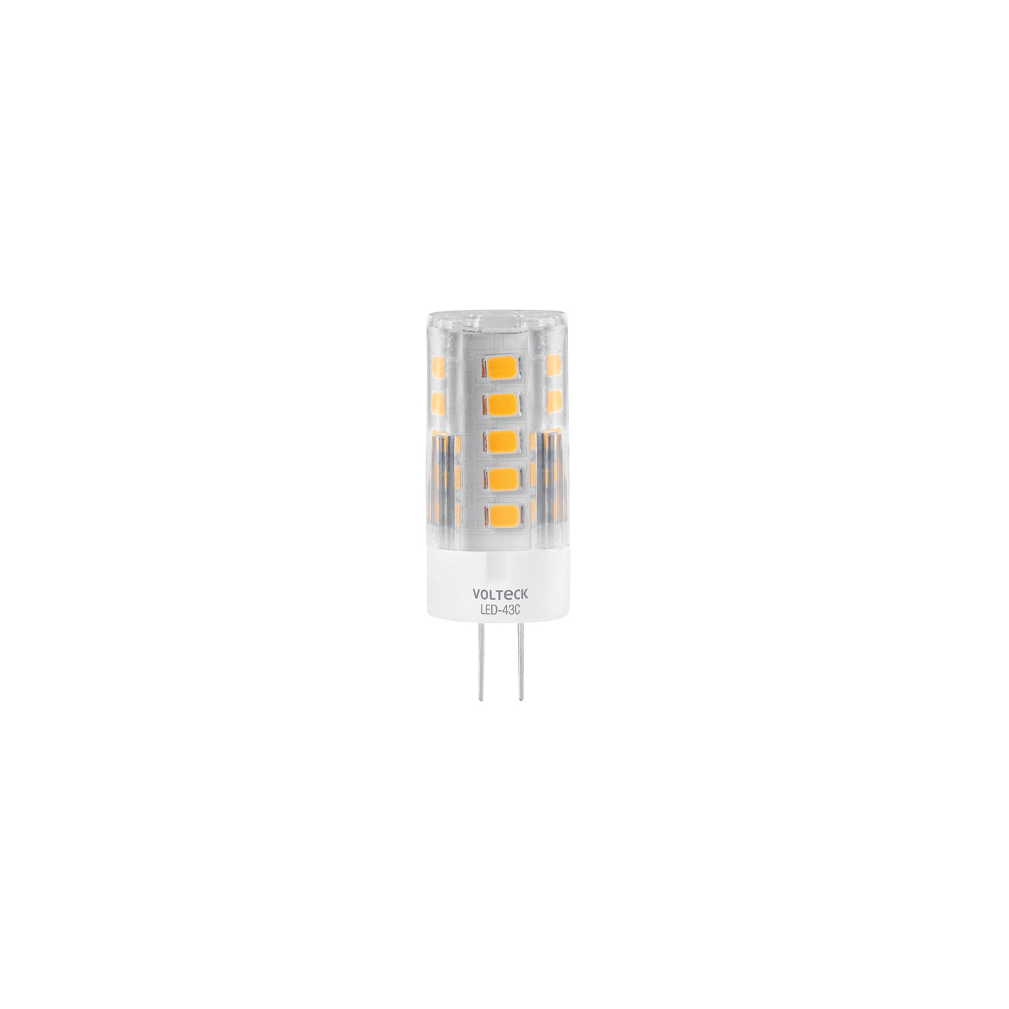 LED-43C Foco LED 3 W, tipo capsula, 2700K luz ámbar, G4, VOLTECK