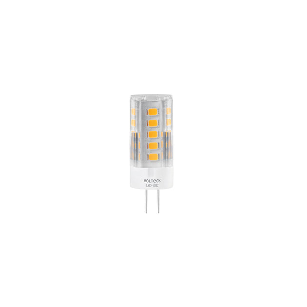 LED-43C Foco LED 3 W, tipo capsula, 2700K luz ámbar, G4, VOLTECK