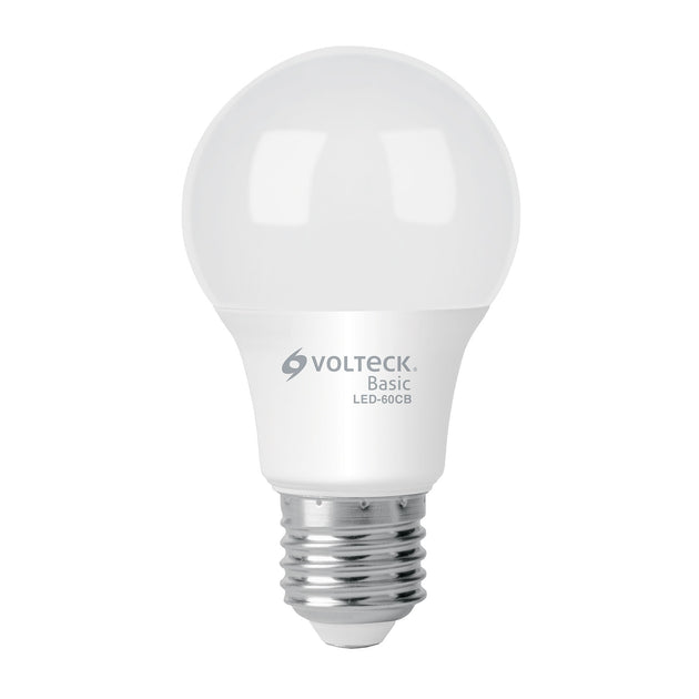 LED-60CB Foco LED 8W (60W) A19, 3000K blanca cálida, 790 lm, BASIC
