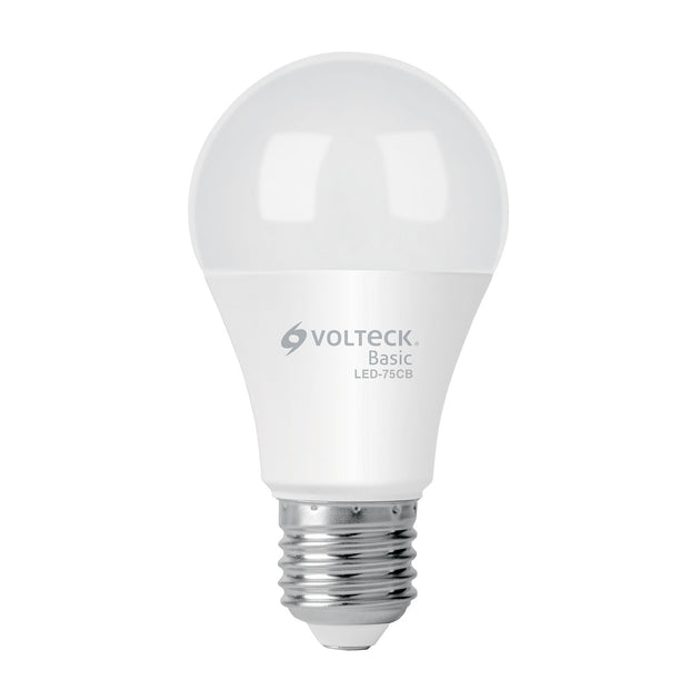 LED-75CB Foco LED 10W (75W) A19, 3000K blanca cálida, 950 lm, BASIC