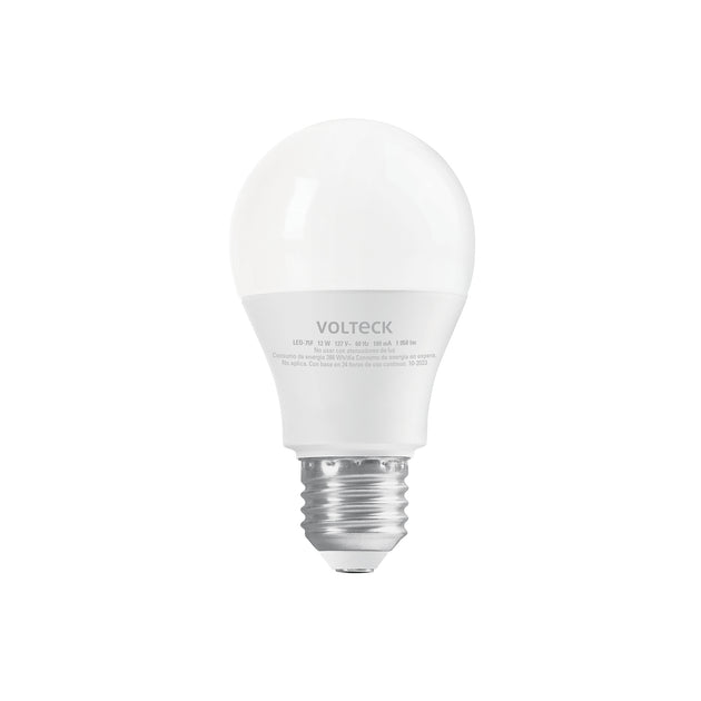 LED-75F Foco LED 12W (75W) A19, 6500K blanca fría, 1050 lm, blíster