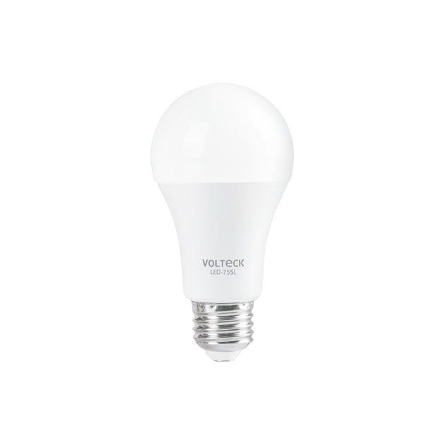 LED-75SL Foco LED 10W (75W) A19, sensor de luz, 6500K, VOLTECK