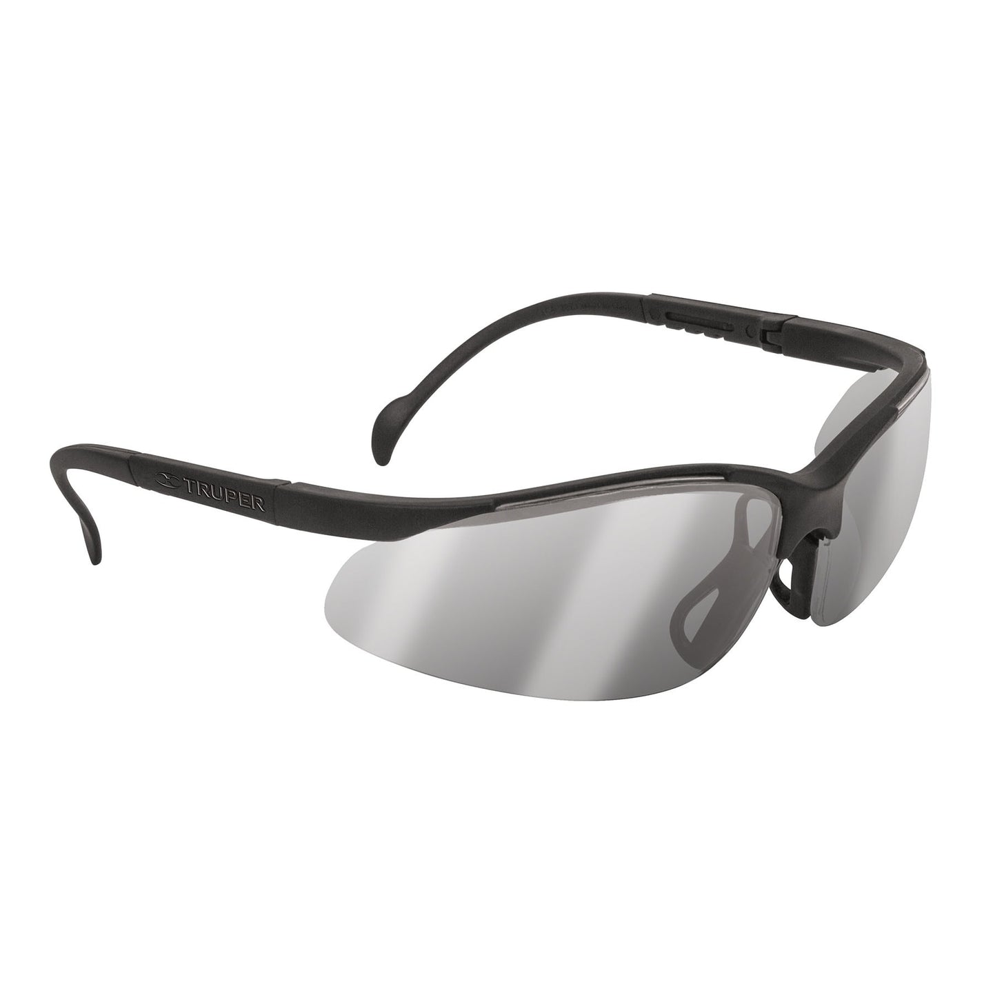 LEDE-EP Lentes de seguridad espejo plata, Truper Vision