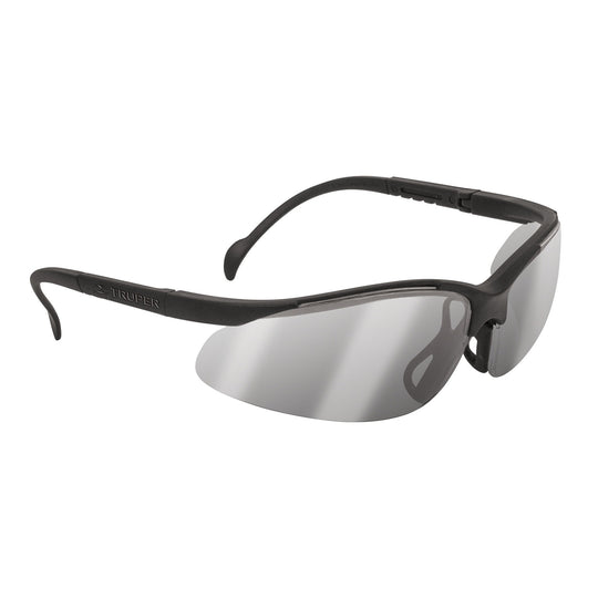 LEDE-EP Lentes de seguridad espejo plata, Truper Vision