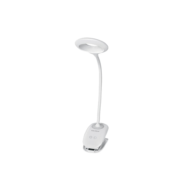 LES-40L Lámpara escritorio LED 4 W recargable c/clip, 3 intensidades
