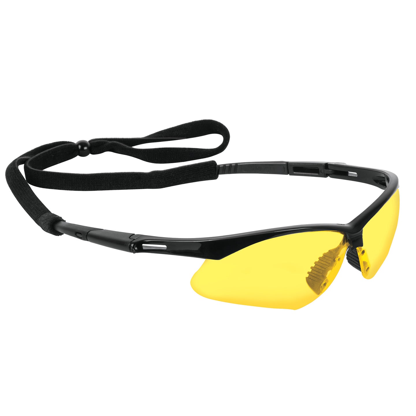 LESP-SA Lentes seguridad ámbar antiempaño c/cordón ajustable, Sport