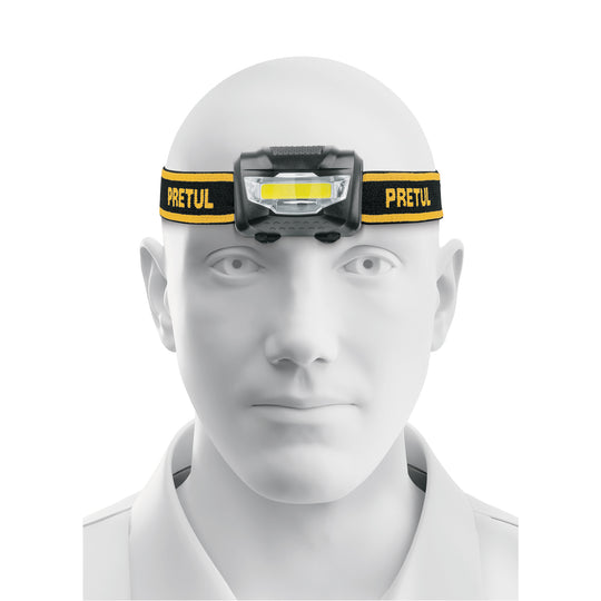 LI-CA-3AAAP Linterna de minero LED 100 lm de 3 pilas AAA, PRETUL