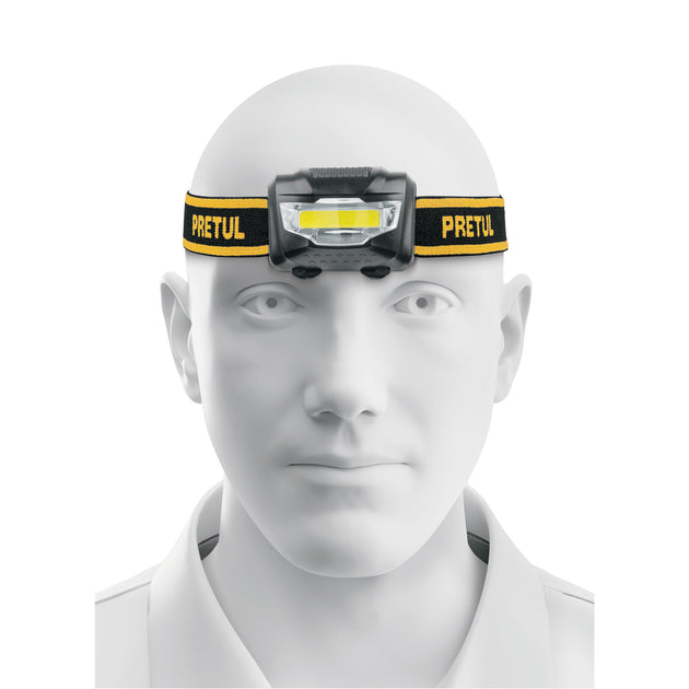 LI-CA-3AAAP Linterna de minero LED 100 lm de 3 pilas AAA, PRETUL