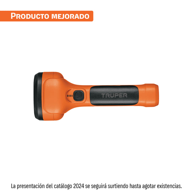LILE-11T Linterna plástica de LED 350 lm, recargable, TRUPER