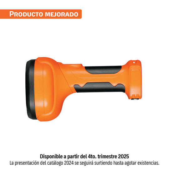 LILE-9T Linterna plástica de LED 300 lm, recargable, TRUPER