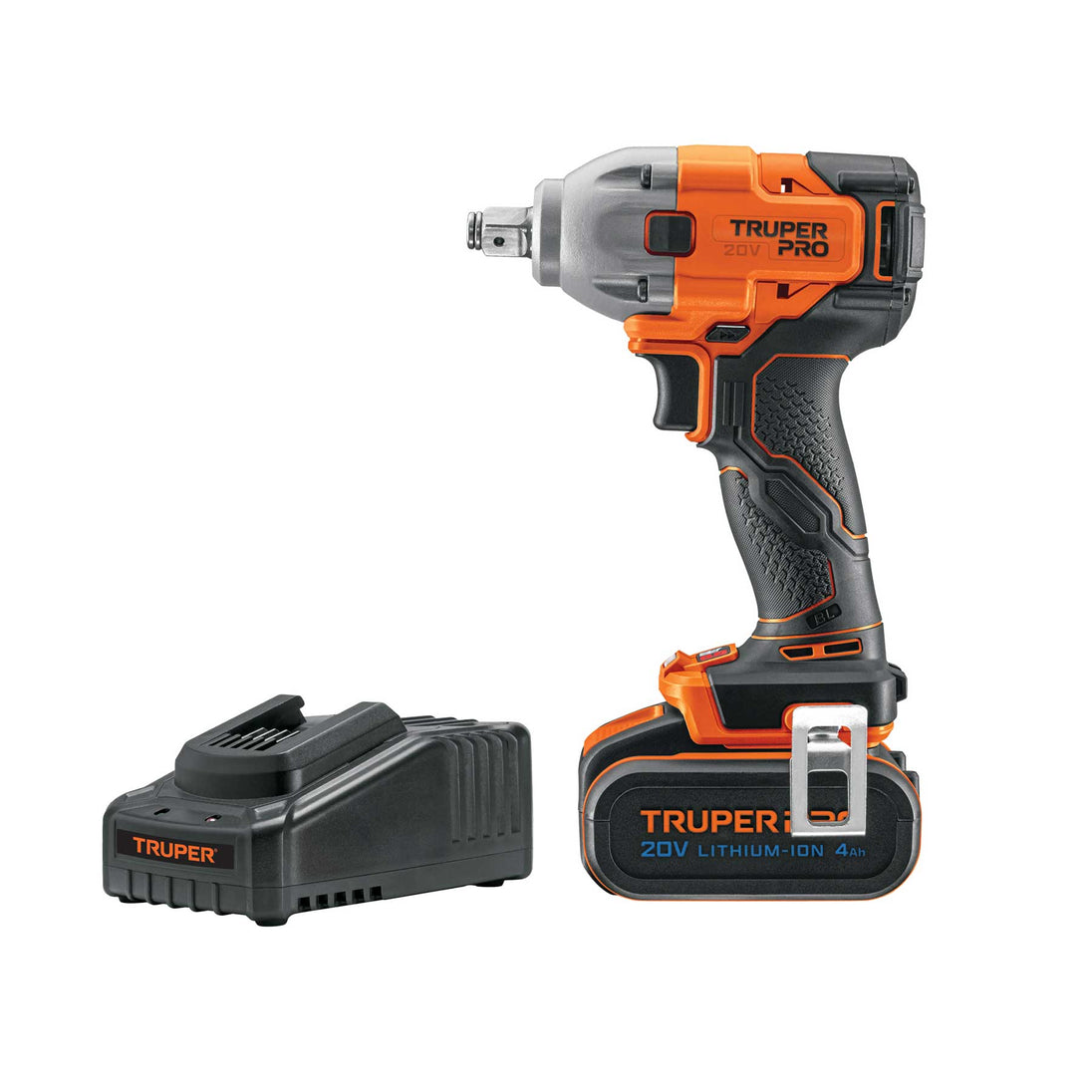 LIMI-20A2 Llave de impacto 1/2", 20V, 184 lb/ft, 1 batería 4Ah, PRO