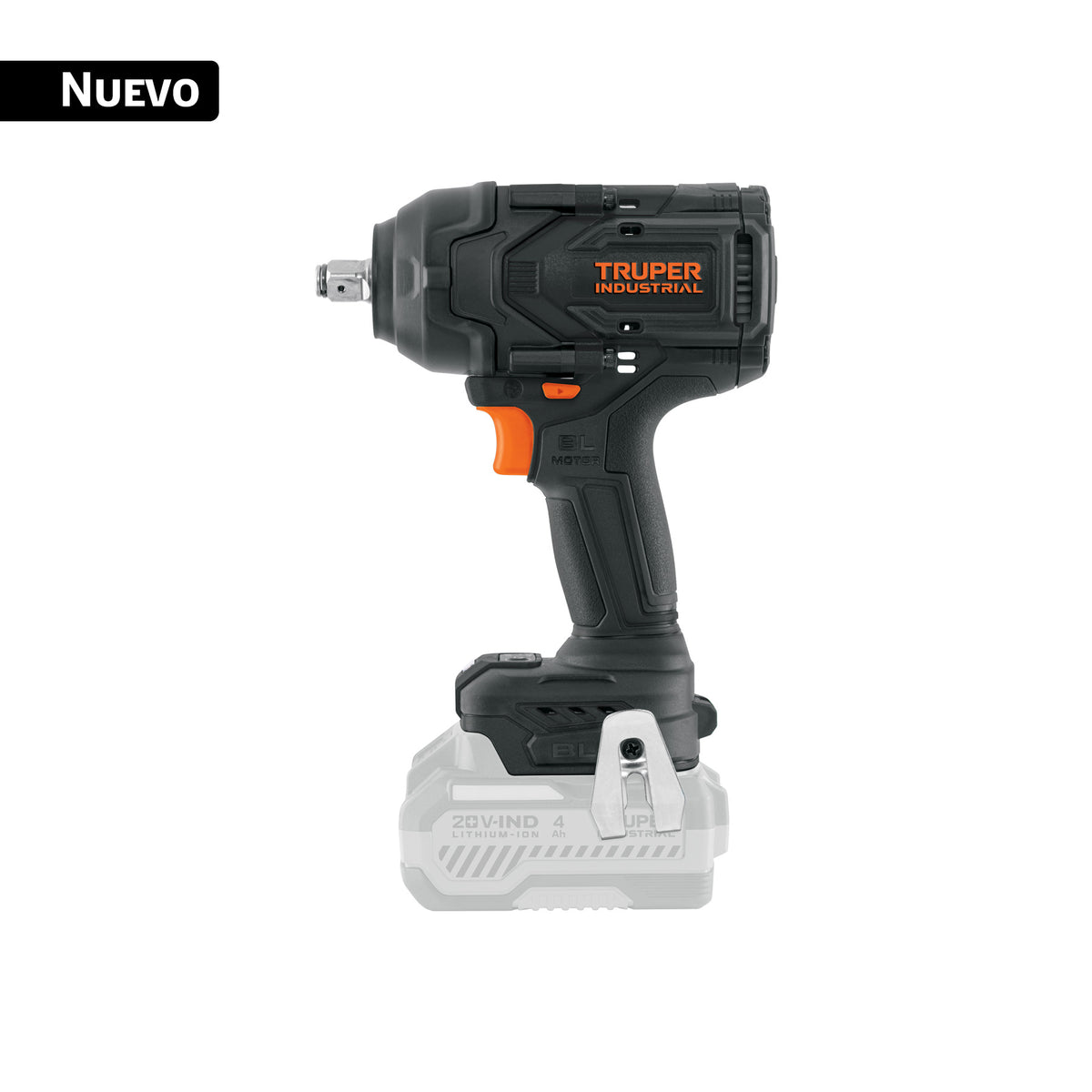 Truper N20-LL8-0 Llave Impacto 20V Brushless 850Nm Solo Herramienta