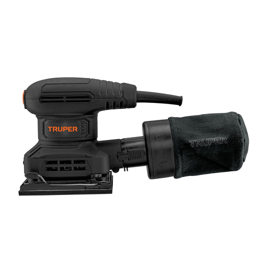 LIOR-1/4N2 Lijadora orbital 1/4 hoja, 300W, TRUPER INDUSTRIAL