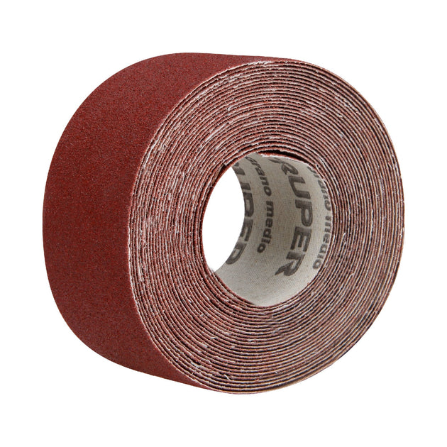 LIPL-100-1-1/2X5 Rollo de 5 m de lija para plomero grano 100 ancho 1-1/2"