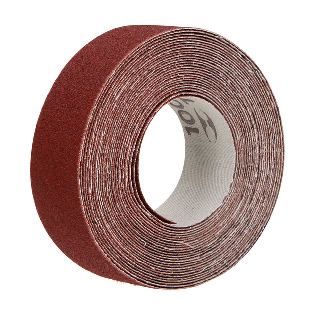 LIPL-100-1X5 Rollo de 5 m de lija para plomero grano 100 ancho 1", Truper