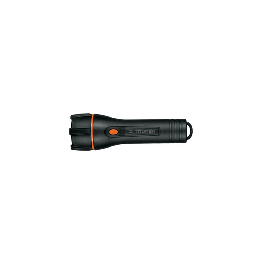 LIPLA-180 Linterna plástica 1 LED 180 lm con 2 pilas D, Truper