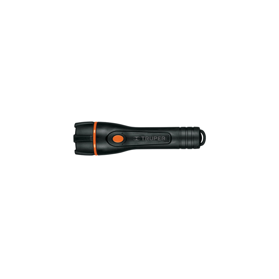 LIPLA-80 Linterna plástica 1 LED 80 lm con 2 pilas AA, Truper