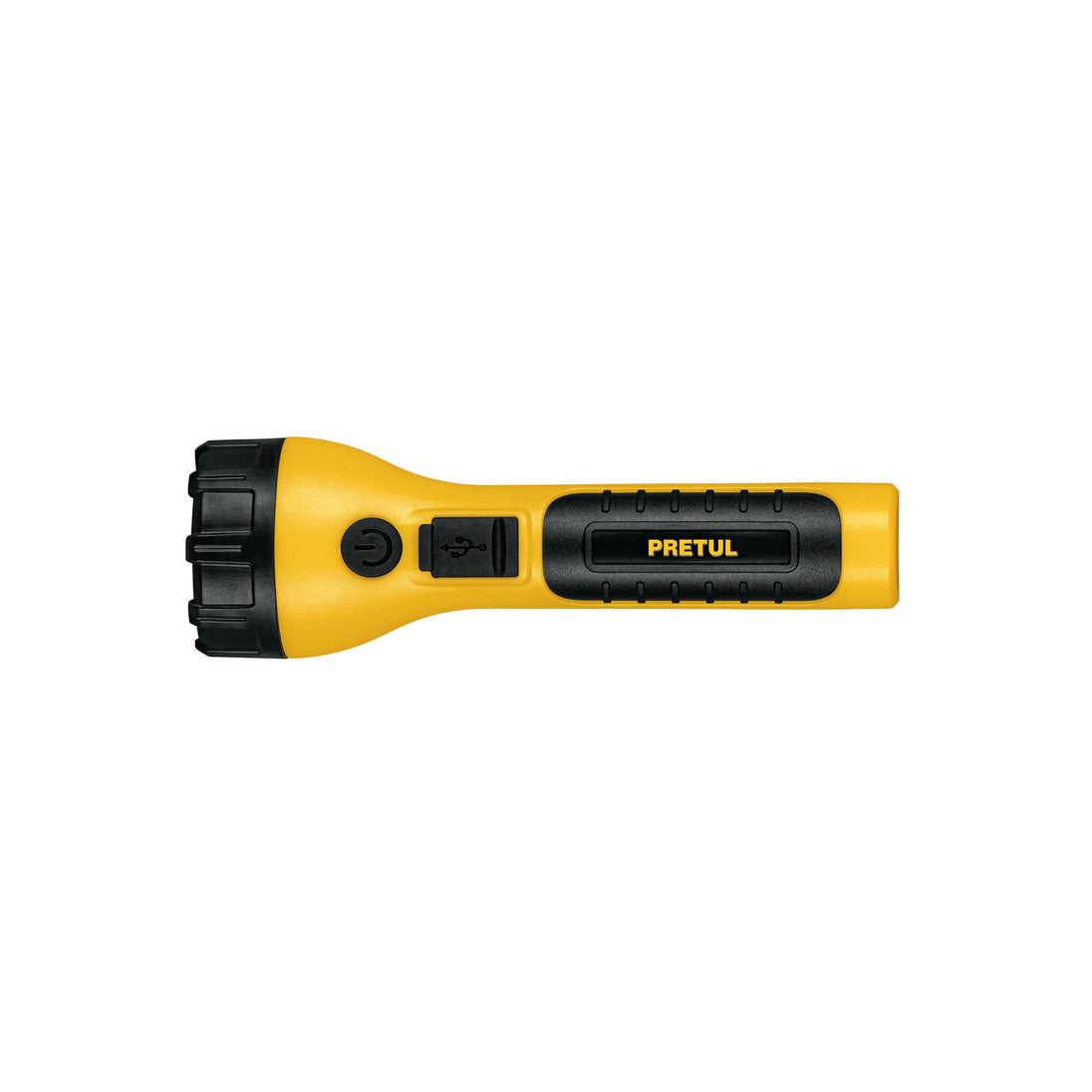 LIRE-120P Linterna plástica de LED, 120 lm, recargable, PRETUL