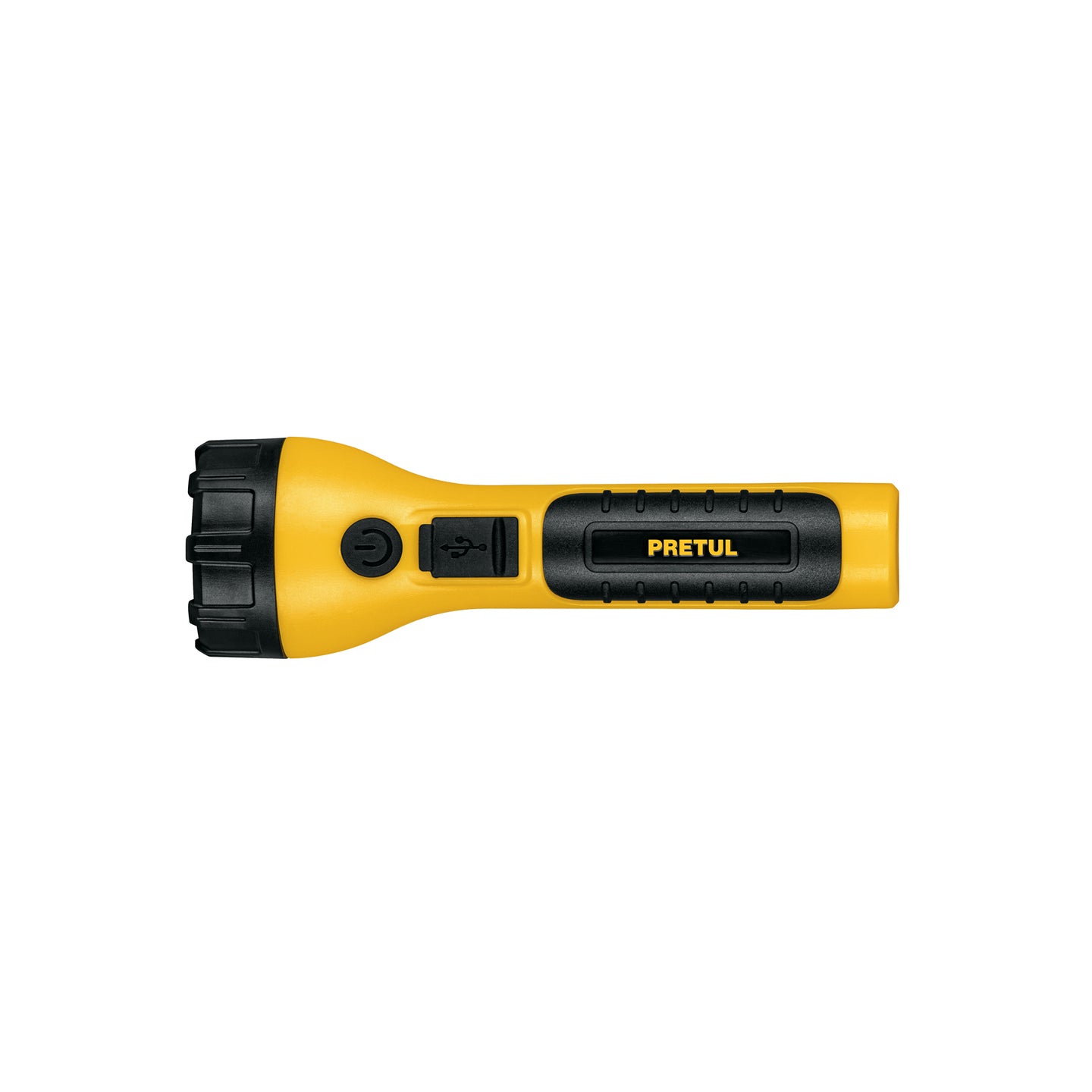 LIRE-120P Linterna plástica de LED, 120 lm, recargable, PRETUL