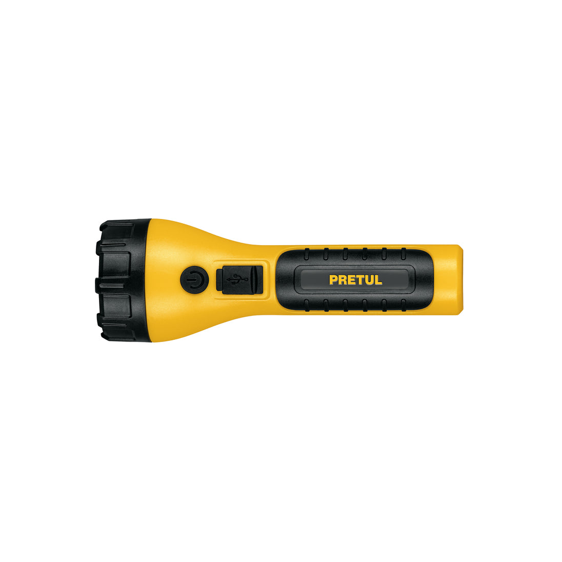 LIRE-180P Linterna plástica de LED, 180 lm, recargable, PRETUL