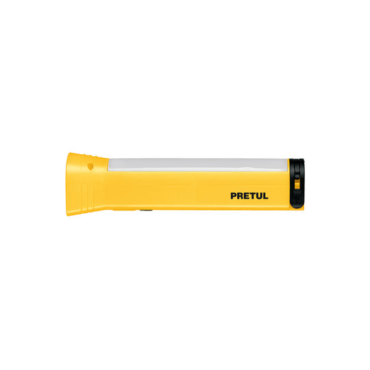LIRE-200P Linterna plástica de LED, 100 lm, recargable, PRETUL