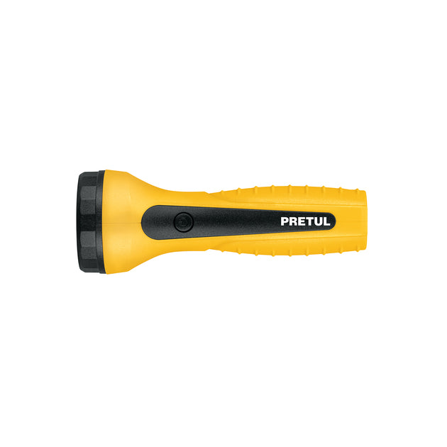 LIRE-3CG Linterna plástica de LED, 60 lm, recargable a granel, PRETUL