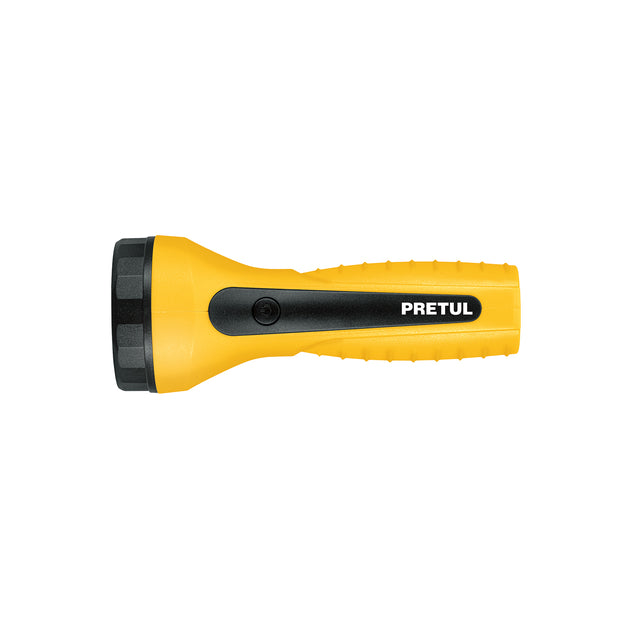LIRE-7CG Linterna plástica de LED, 100 lm, recargable a granel PRETUL