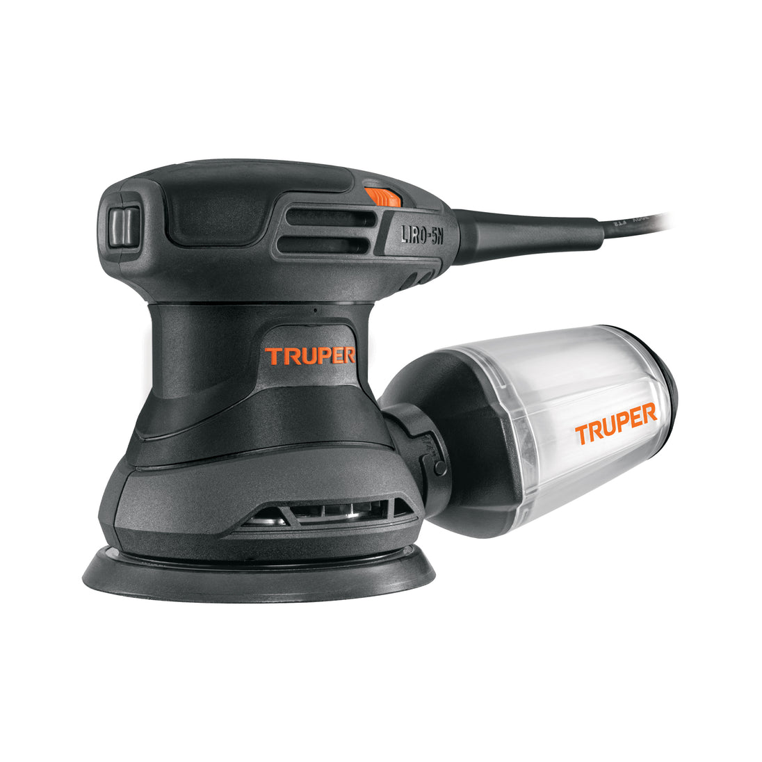 LIRO-5N2 Lijadora roto orbital 5", 260W, TRUPER INDUSTRIAL