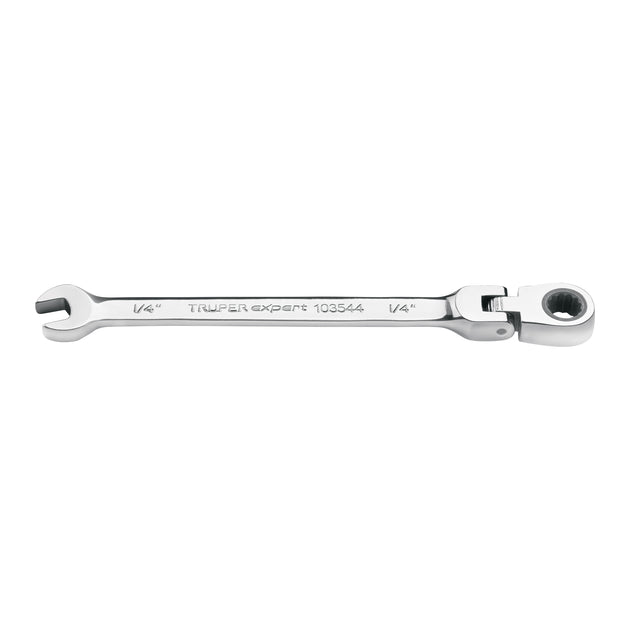 LL-2008XF Llave combinada con matraca 1/4" flexible, Expert