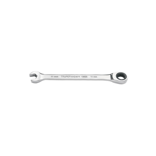 LL-2011MX Llave combinada con matraca 11mm x 160 mm largo, Expert