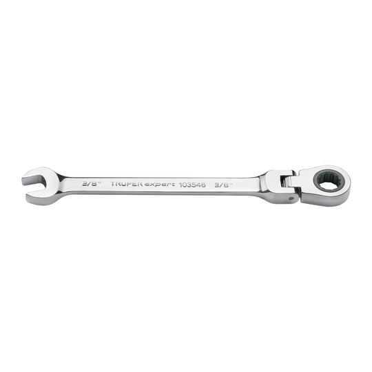 LL-2012XF Llave combinada con matraca 3/8" flexible, Expert