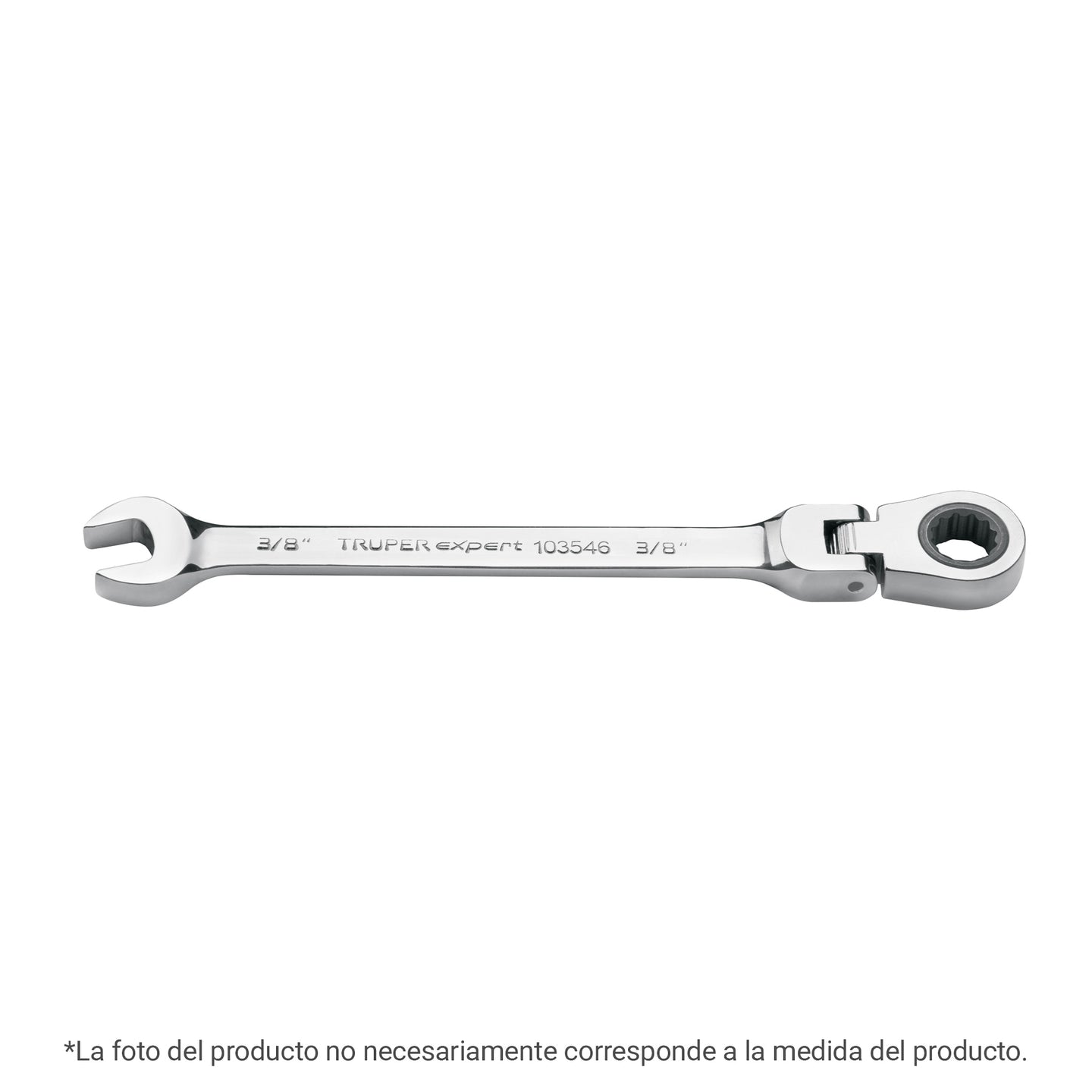 LL-2013MXF Llave combinada con matraca 13 mm flexible, Expert