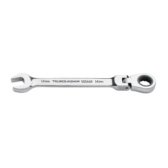 LL-2014MXF Llave combinada con matraca 14 mm flexible, Expert
