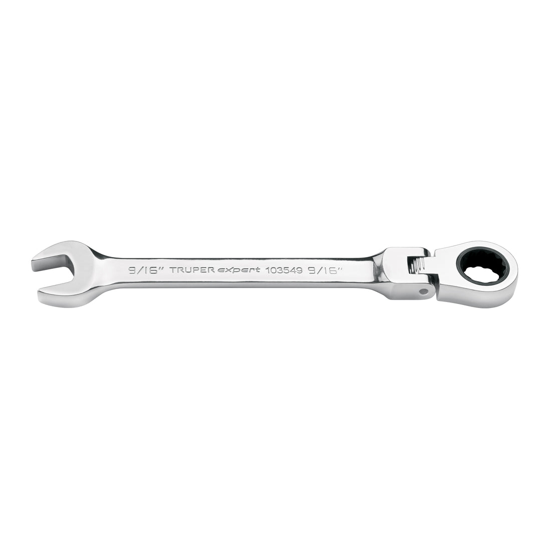LL-2018XF Llave combinada con matraca 9/16" flexible, Expert