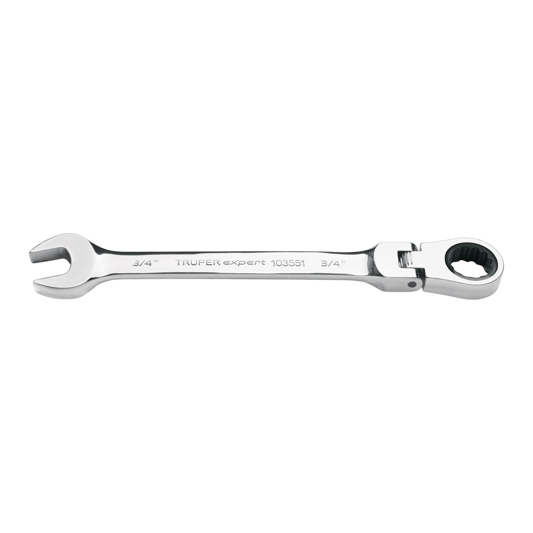 LL-2024XF Llave combinada con matraca 3/4" flexible, Expert