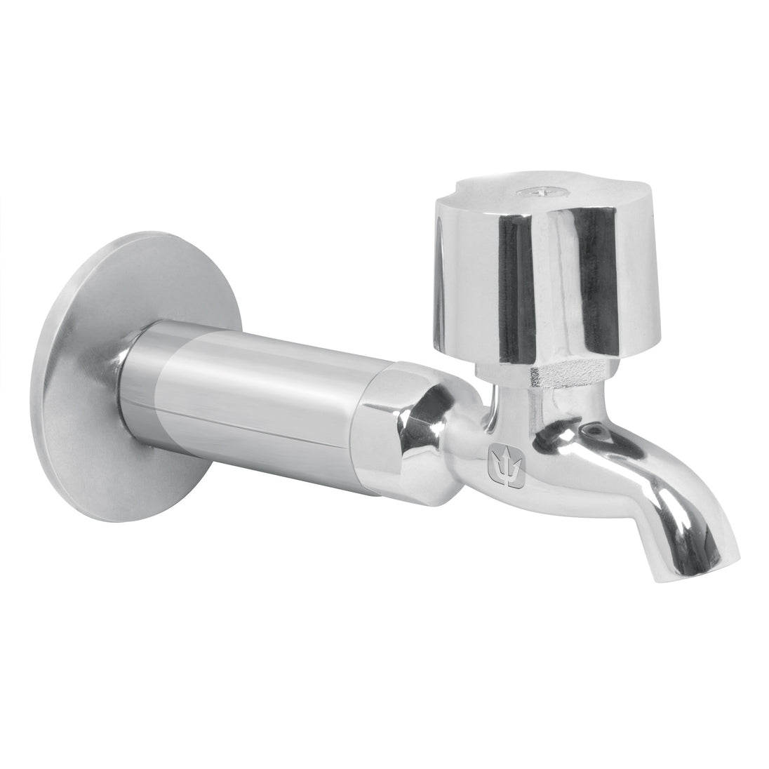 LL-F Llave 1/2" para fregadero con niple y chapetón, cromo, BASIC