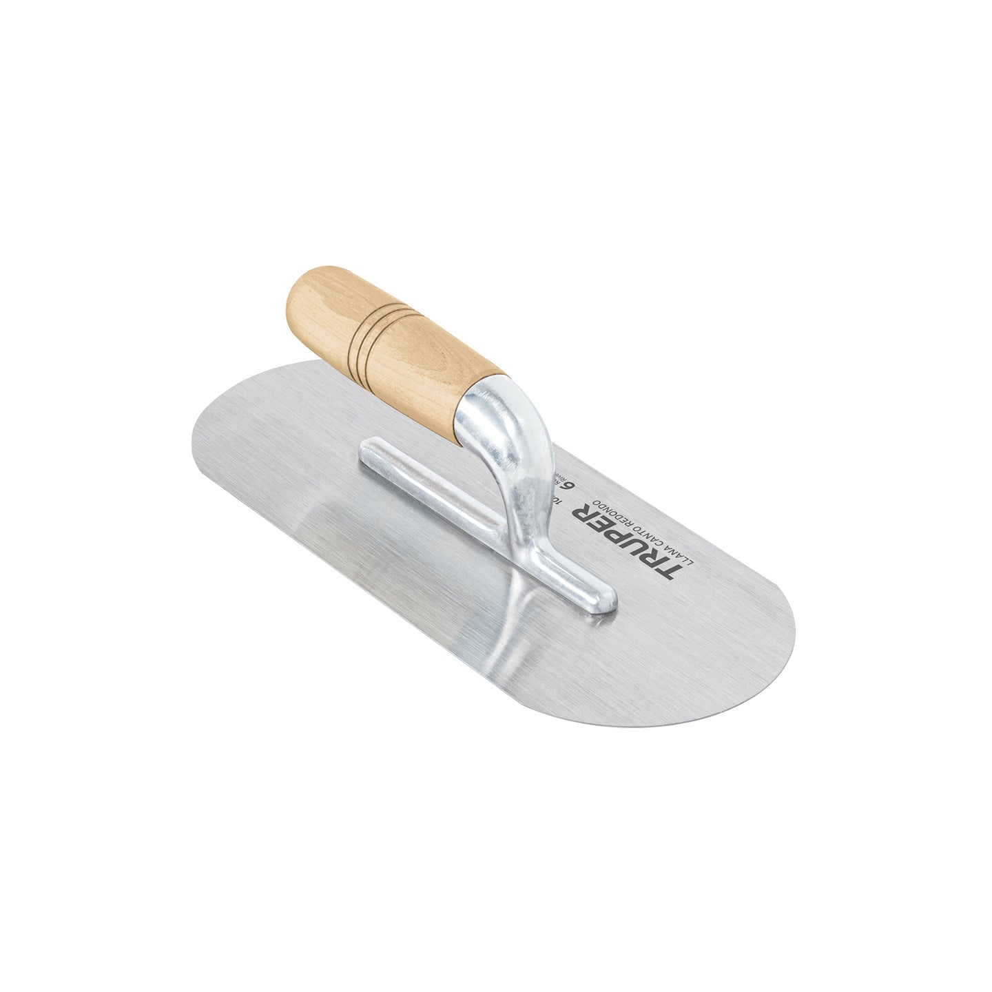 LLA-12 Llana canto redondo 12" x 5" con mango de madera, Truper