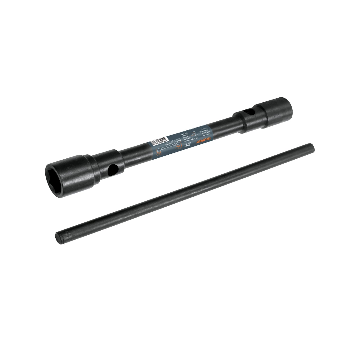 LLAR-9 Llave de artillería 1-1/16 x 1-1/4" boca hexagonal, TRUPER