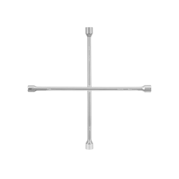 Llave de Cruz 4 Bocas Truper LLCR-183M | 17, 19, 22 mm y 13/16"