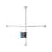 Llave de Cruz Truper LLCR-184M 17-19-21-23 mm | Acero Forjado Cromado