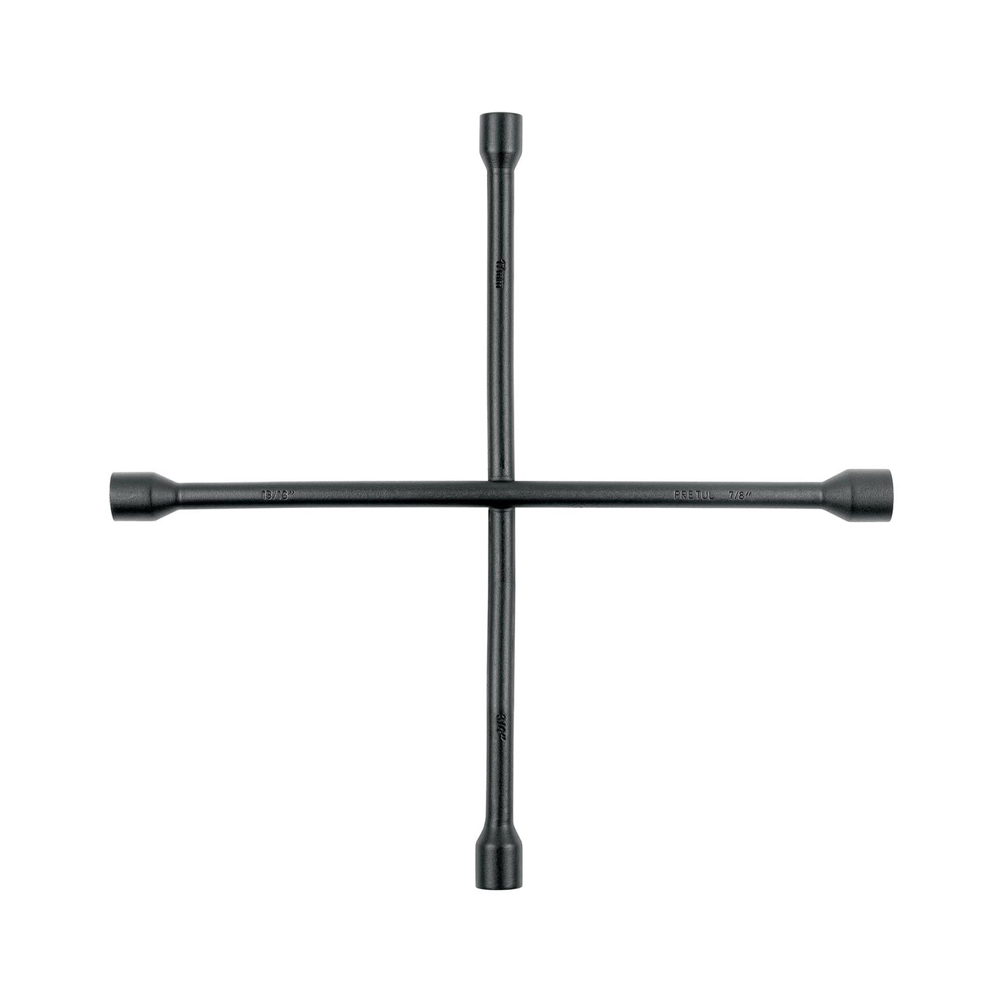 LLCR-18P Llave de cruz 18", acabado negro mate, PRETUL