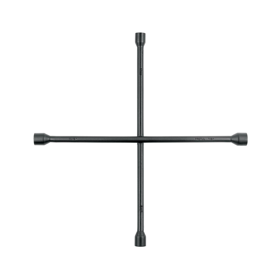 LLCR-20P Llave de cruz 20", acabado negro mate, PRETUL