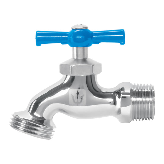 LLJ-130C Llave para manguera, cromada, 130 gr, entrada 1/2", Foset