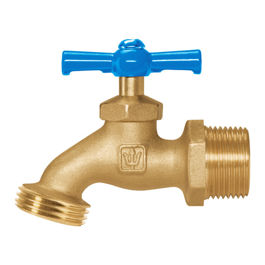 LLJ-180 Llave para manguera, de latón, 180 gr, entrada 3/4", Foset