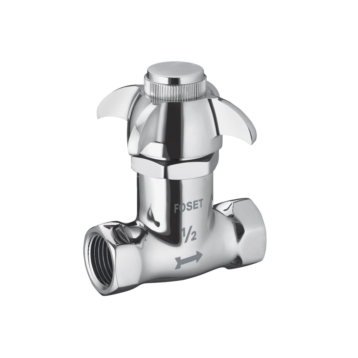 Llave Mingitorio Automática Foset LLM-10 1/2" Latón Cromado